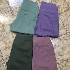 4 pairs of Buffbunny Luna leggings